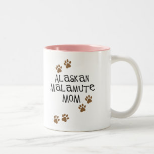 Alaskischer Malamute-Mama-T - Shirts u. -geschenke Zweifarbige Tasse