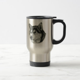 Alaskischer Malamute Reisebecher