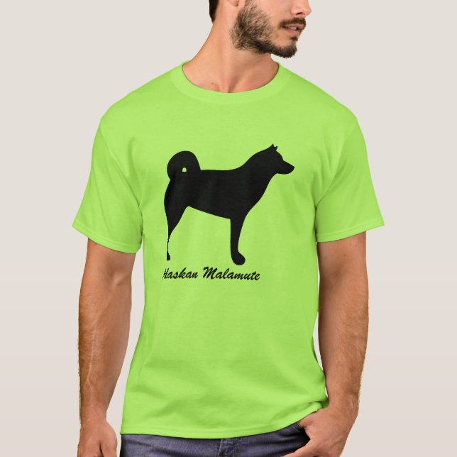 Alaskischer Malamute-Shirt T-Shirt (Vorderseite)