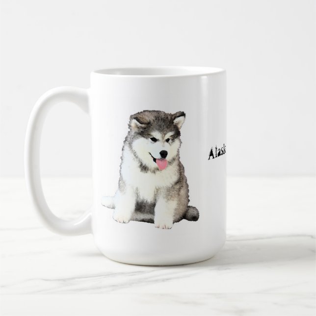 Alaskischer Malamute Tasse (Links)