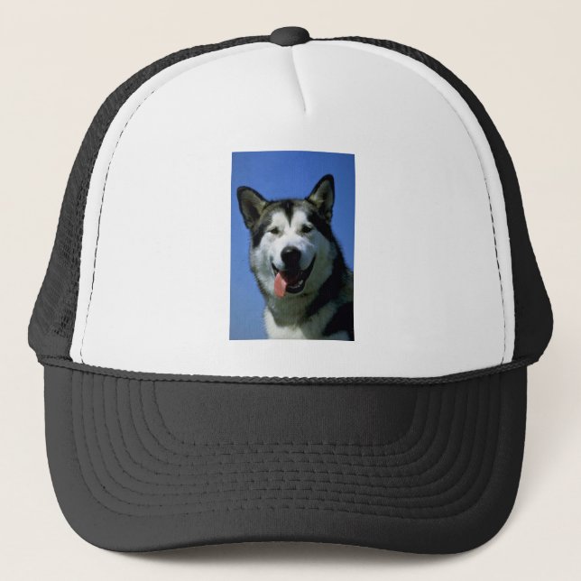 Alaskischer Malamute Truckerkappe (Vorderseite)