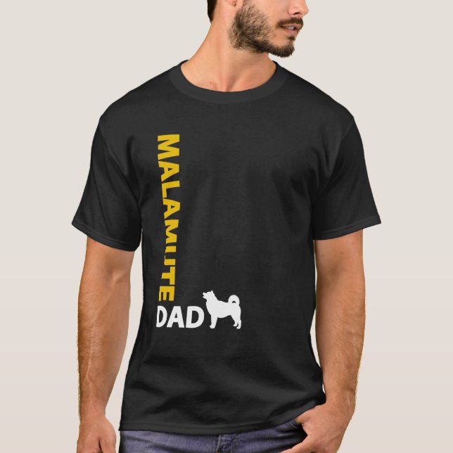 Alaskischer Malamute-Vater T-Shirt (Vorderseite)