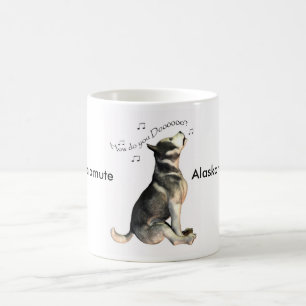Alaskischer Malamute, wie? Merken Sie hallo Kaffeetasse