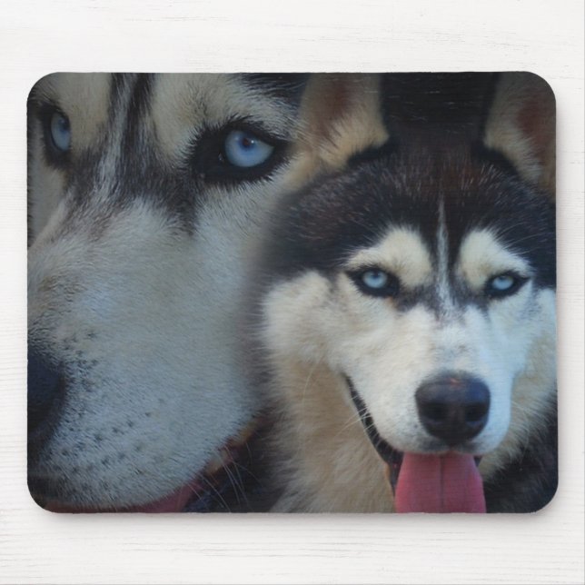 Alaskischer Schlitten-Hund - Schlittenhund Mousepad (Vorne)