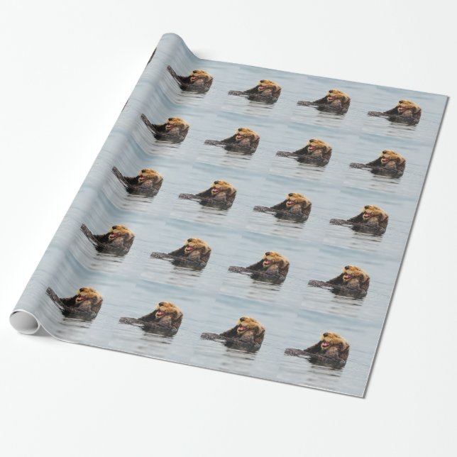 Alaskischer Seeotter Geschenkpapier (Ungerollt)