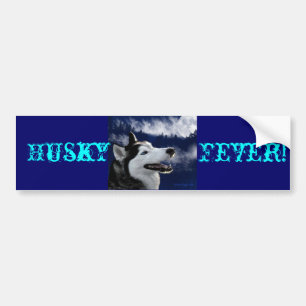 Alaskisches Huskys Autoaufkleber