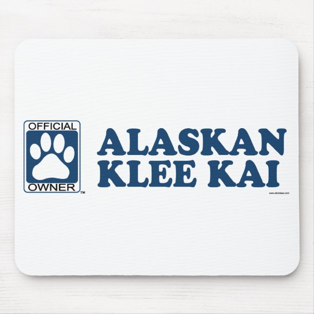 Alaskisches Klee Kai Blau Mousepad (Vorne)