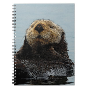 Alaskisches Seeotter-Notizbuch Notizblock
