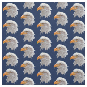 Alaskisches Weißkopfseeadler-Gewebe (Marine) Stoff