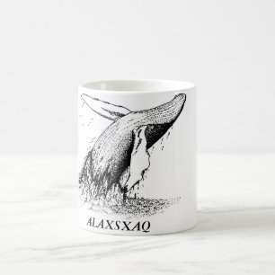 ALAXSXAQ - Kaffee-Tasse - Buckel-Wal-Grafik Tasse