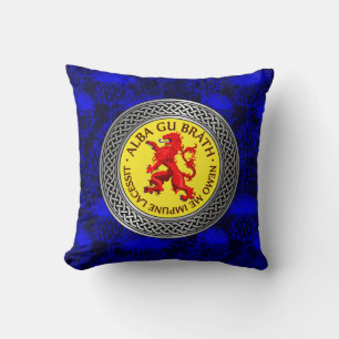 Alba Gu Brath Lion Rampant Knot Kissen