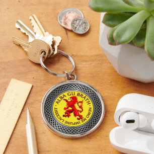 Alba Gu Brath Lion Rampant Knot Schlüsselanhänger
