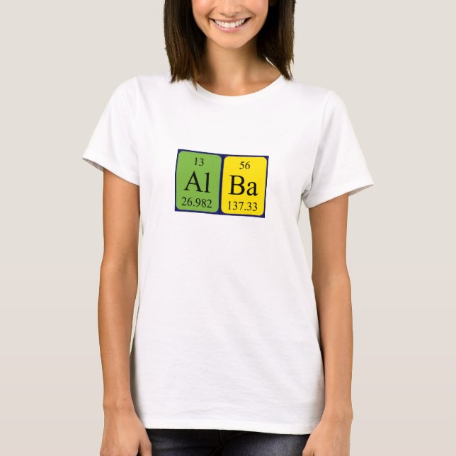 Alba Periodenname Shirt (Vorderseite)