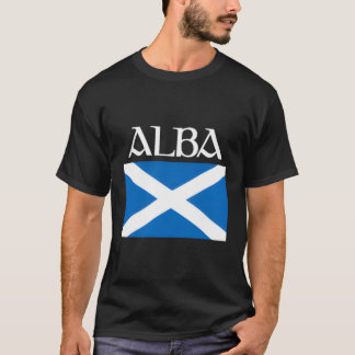 Alba Scotland Flag Leine Graphic Scottish Gäelic P T-Shirt