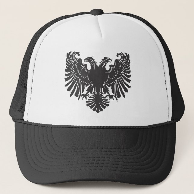Albaian alter Adler Truckerkappe (Vorderseite)