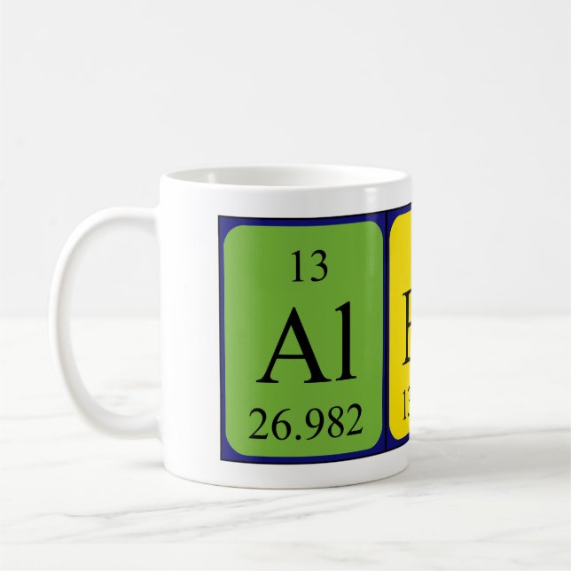 Albane Periodenname Tasse (Links)