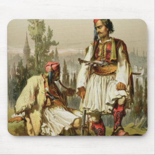 Albaner, Söldner in der Osmanearmee, Kneipe. b Mousepad