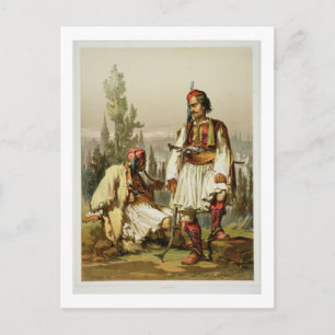 Albaner, Söldner in der osmanischen Armee, Pub b Postkarte