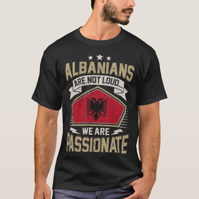 Albania Flag Passionate Albanians Girls & Women T-Shirt (Vorderseite)
