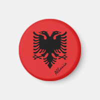 Albanian flag & Albania travel, holiday/sports