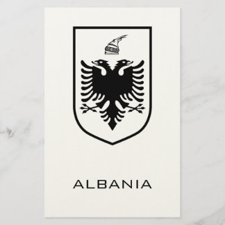 Albanian National Coat of Arms Heritage Ink Briefpapier