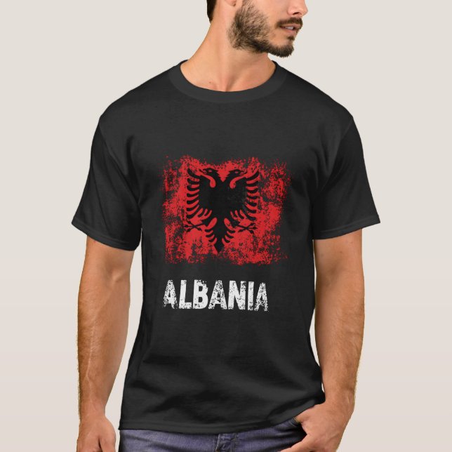 Albanian Patriot Albania Independence Day Albanian T-Shirt (Vorderseite)
