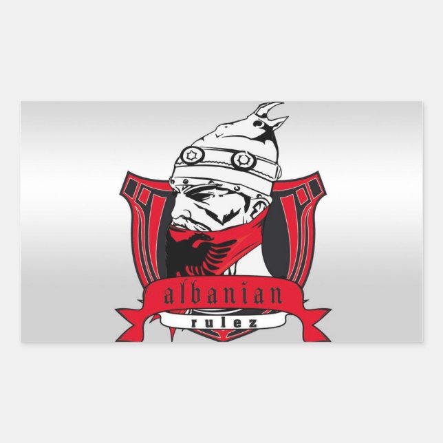Albanian Rulez Aufkleber (Vorderseite)