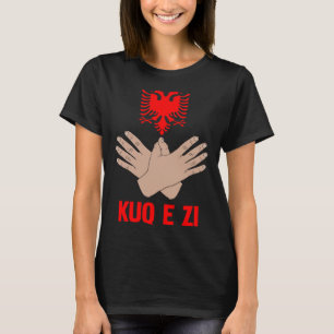 Albanien Adler Hand Zeichen für Albaner und Kosovo T-Shirt