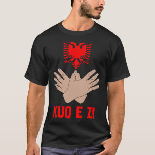 Albanien Adler Hand Zeichen für Albaner und Kosovo T-Shirt