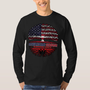 Albanien Albanien USA USA Vereinigte Staaten T-Shirt