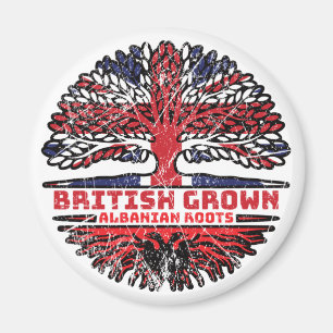 Albanien Albanien Vereinigtes Königreich British T Magnet