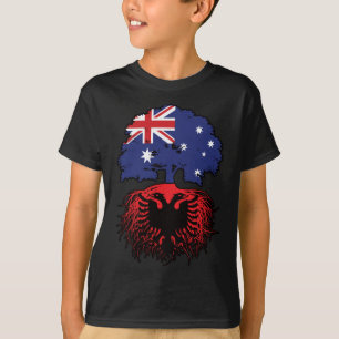 Albanien Albanisch Australische Australische Tree T-Shirt