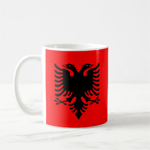 Albanien - Albanische Flagge Kaffeetasse