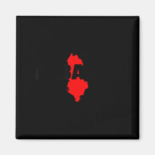 Albanien Albanische Karte Magnet
