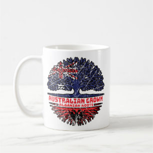 Albanien Australien Treots Roots Kaffeetasse