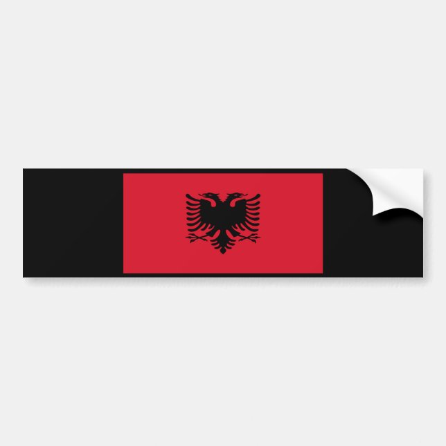 ALBANIEN AUTOAUFKLEBER (Vorne)
