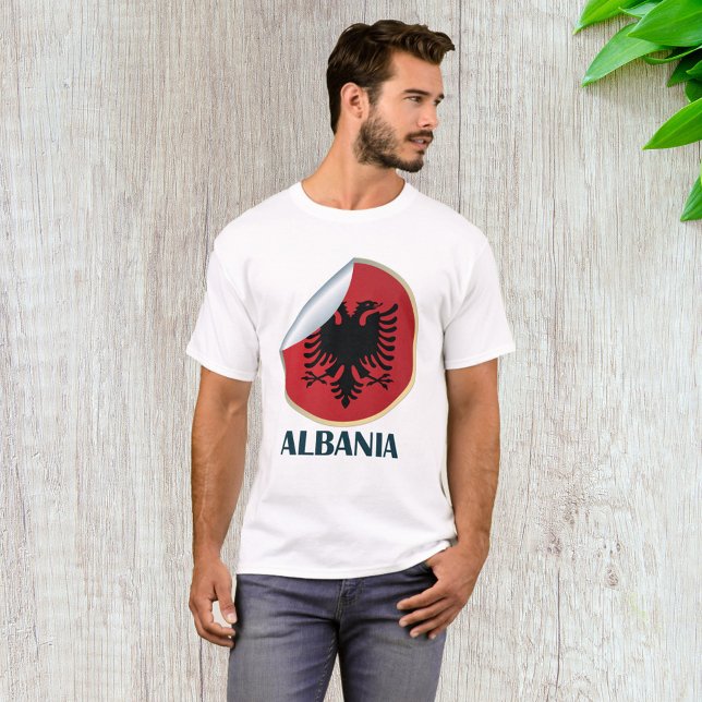 Albanien Doppel-AdlerEmblem T-Shirt (Von Creator hochgeladen)