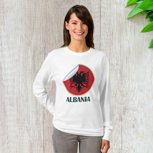 Albanien Doppel-AdlerEmblem T-Shirt