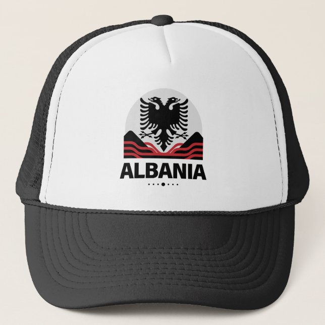 Albanien - Europäische Gewerkschaft Truckerkappe (Vorderseite)