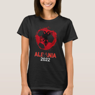 Albanien Flag 2022 Unterstützer der albanischen Fu T-Shirt