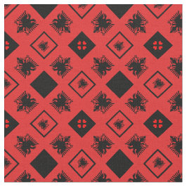 Albanien Flag & Albanien Trendy Fabric mode BL Stoff