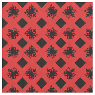 Albanien Flag & Albanien Trendy Fabric /mode Stoff