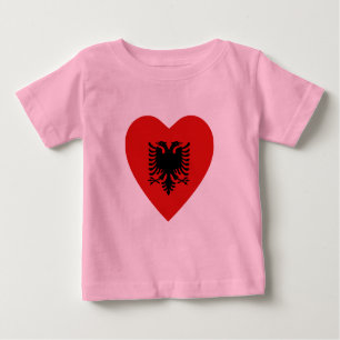 Albanien Flag Herzlicher T - Shirt