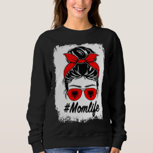 Albanien-Flagge Albanische Mutter Ungesteckter Dut Sweatshirt