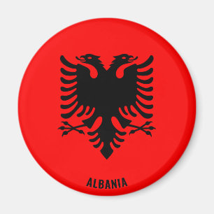 Albanien-Flagge Charmant Patriotisch Magnet