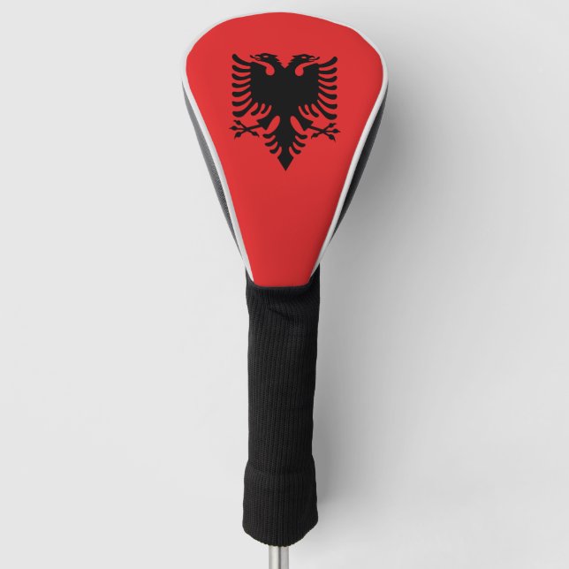 Albanien-Flagge Golf Headcover (Vorderseite)
