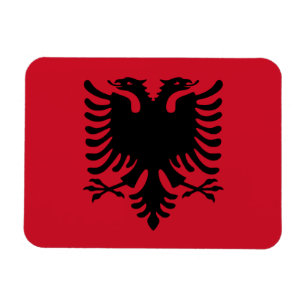 Albanien-Flagge Magnet