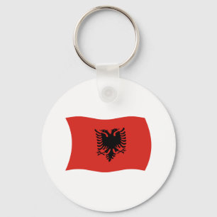 Albanien Flagge Schlüsselanhänger