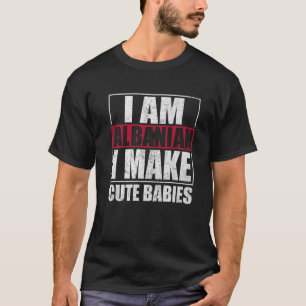 Albanien Flagge Stolze Albaner Männer und Frauen T-Shirt