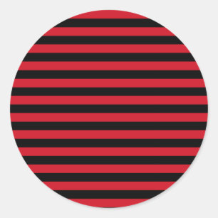 Albanien-Flagge Streifen Land Symbol Muster rot Runder Aufkleber